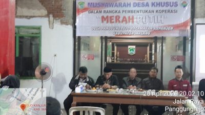 Gelar Musdes, Pemdes Panggungrejo Bentuk Koperasi Merah Putih