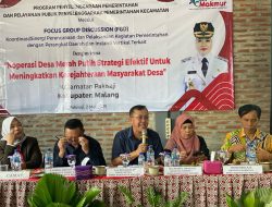 Hadiri FGD, Abah Kholiq: Koperasi Desa Merah Putih Solusi Nyata Pemberdayaan Ekonomi Warga