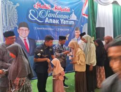 Gelar Halal Bihalal bersama Ribuan Warga, HRD Santuni 530 Anak Yatim