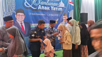 Gelar Halal Bihalal bersama Ribuan Warga, HRD Santuni 530 Anak Yatim