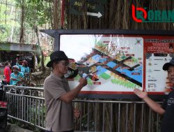 KKN Kelompok 6 UNIRA Malang Tinggalkan Jejak Manis, Mudahkan Wisatawan di Tanaka Waterfall Bangelan