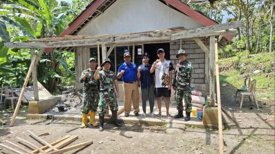 Sinergi Babinsa, Mahasiswa, dan Warga di Malang: Wujudkan Rumah Layak Huni Lewat Gotong Royong