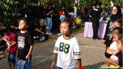 Kolaborasi Mahasiswa KKN-T UNIRA dan Karang Taruna Meriahkan HUT RI ke-80 dengan Semangat Kemerdekaan di Dusun Arjomulyo