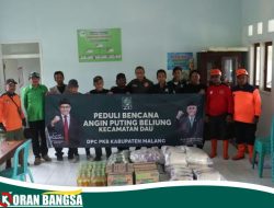Peduli Sesama, DPC PKB Kabupaten Malang Beri Bantuan untuk Warga Korban Puting Beliung di Dau