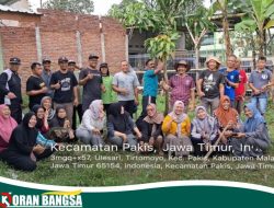 Dekat dengan Rakyat, Ketua Fraksi PKB Kabupaten Malang Turun Langsung Awasi Kebun Pangan B2SA