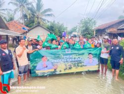 Banjir Terjang Tangerang, Rano Alfath Turun Salurkan Bantuan