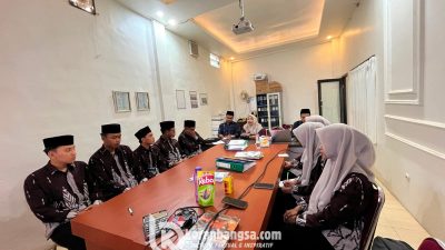 Sosialisasi dan koordinasi penyusunan Program Kerja (Proker) bersama pihak MTs Shirothul Fuqoha'