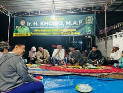 Tasyakuran Rabat Beton Desa Sidodadi, Warga Apresiasi Konsistensi Abah Kholiq Kawal Aspirasi